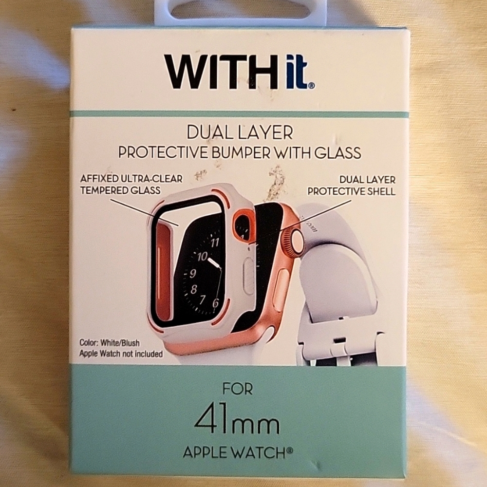 WITHit Dual Layer Protective Bumper for 41mm Apple Watch